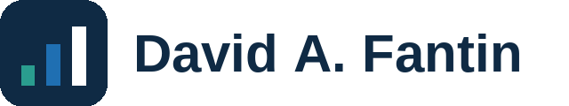 David A. Fantin logo with a three-bar monogram