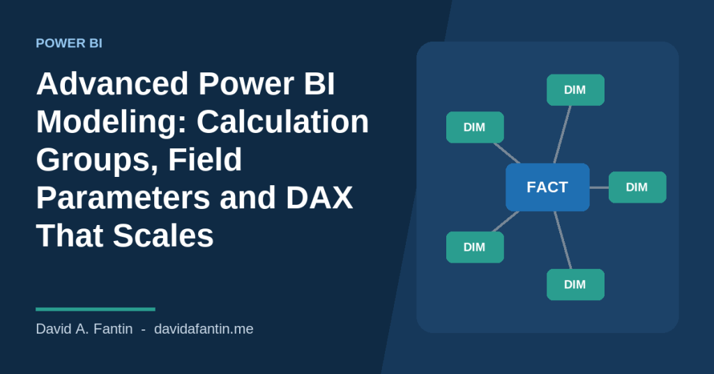 Advanced Power BI Modeling: Calculation Groups, Field Parameters and DAX That&nbsp;Scales