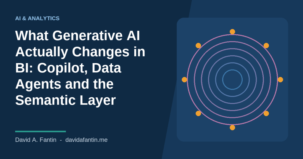 What Generative AI Actually Changes in BI: Copilot, Data Agents and the Semantic&nbsp;Layer